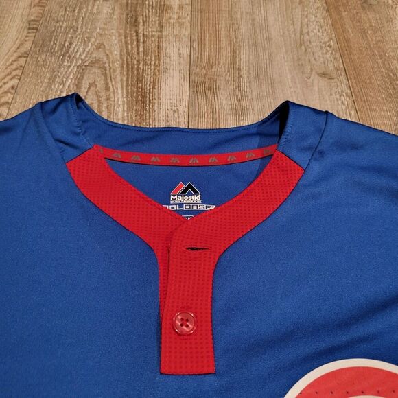 Majestic Chicago Cubs Cool Base Custom Jersey "AUSTIN 20" Made Shirt Mens Large - Picture 3 of 8